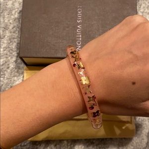 Louis Vuitton bangle bracelet pink